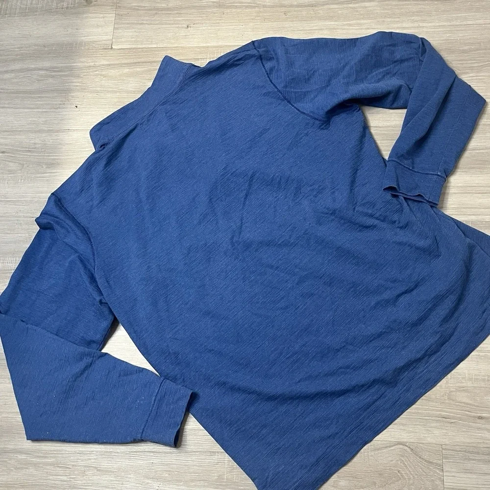 Peter Millar Crown Comfort Sweater Mens XL Blue Golf 1/4 Zip Pullover Preppy - Picture 6 of 12